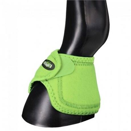 Neon GreenTough1 No Turn Extreme Vented Neoprene Horse Bell Boots Sm 215