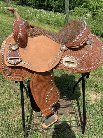 Herford Tex-Tan Saddle 14 inch Lightly Used Very Fancy